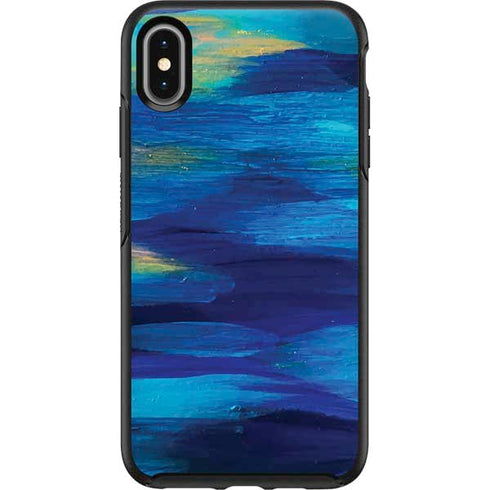 Etta Vee Ocean Blue Brush Stroke Otterbox Symmetry iPhone Skin
