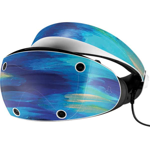 Etta Vee Ocean Blue Brush Stroke PlayStation VR2 Skin