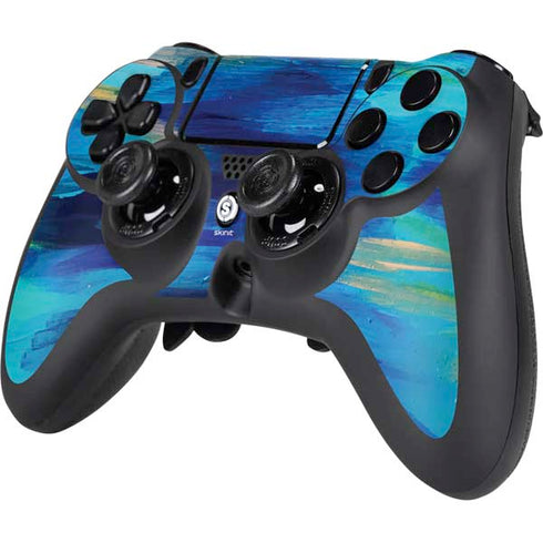 Etta Vee Ocean Blue Brush Stroke PS4/PC SCUF Impact Controller Skin