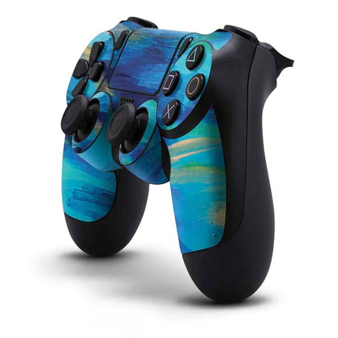 Etta Vee Ocean Blue Brush Stroke PS4 Pro/Slim Controller Skin