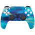 Etta Vee Ocean Blue Brush Stroke PS5 Controller Skin