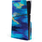 Ocean Blue Brush Stroke by Etta Vee PS5 Slim Disk Console Skin