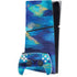 Ocean Blue Brush Stroke by Etta Vee PS5 Slim Digital Edition Console Skin