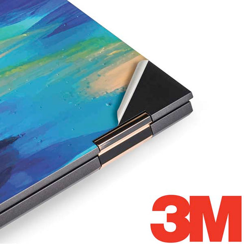 Etta Vee Ocean Blue Brush Stroke HP Spectre Skin