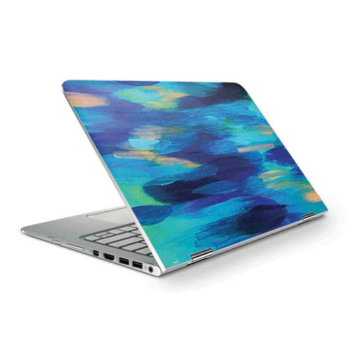 Etta Vee Ocean Blue Brush Stroke HP Spectre Skin