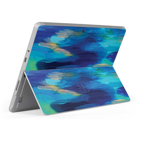 Etta Vee Ocean Blue Brush Stroke Surface Go Skin