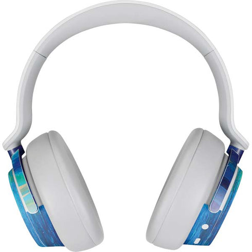 Etta Vee Ocean Blue Brush Stroke Surface Headphones Skin