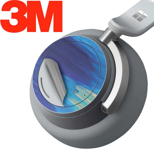 Etta Vee Ocean Blue Brush Stroke Surface Headphones Skin