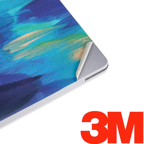 Etta Vee Ocean Blue Brush Stroke Surface Laptop 3 13.5in Skin