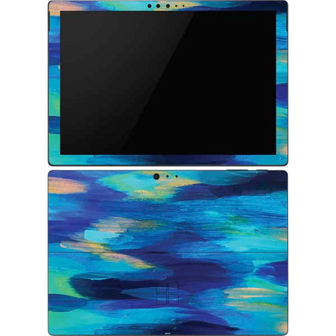 Etta Vee Ocean Blue Brush Stroke Surface Pro 6 Skin