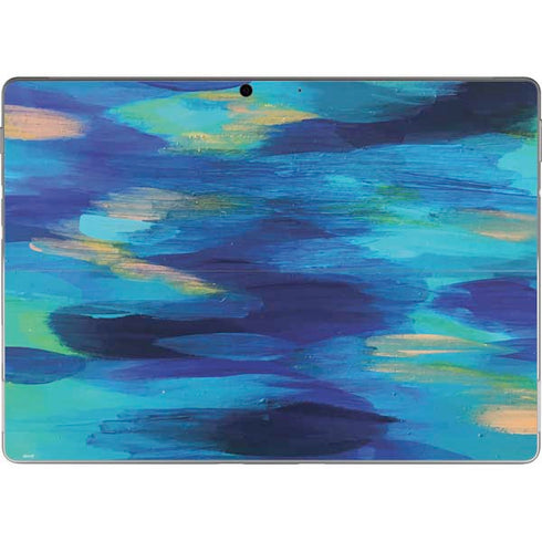 Etta Vee Ocean Blue Brush Stroke Surface Pro 9 Skin