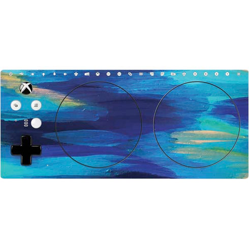Etta Vee Ocean Blue Brush Stroke Xbox Adaptive Controller Skin