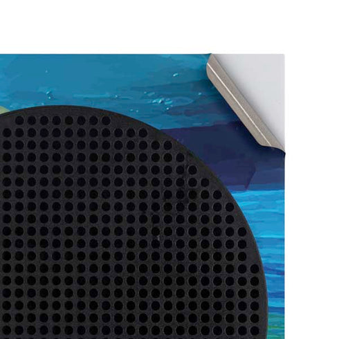 Etta Vee Ocean Blue Brush Stroke Xbox Series S Console Skin