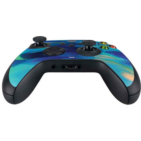 Etta Vee Ocean Blue Brush Stroke Xbox Series X Controller Skin