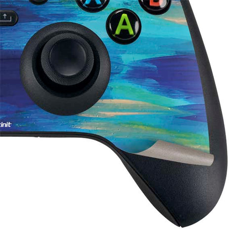 Etta Vee Ocean Blue Brush Stroke Xbox Series X Controller Skin