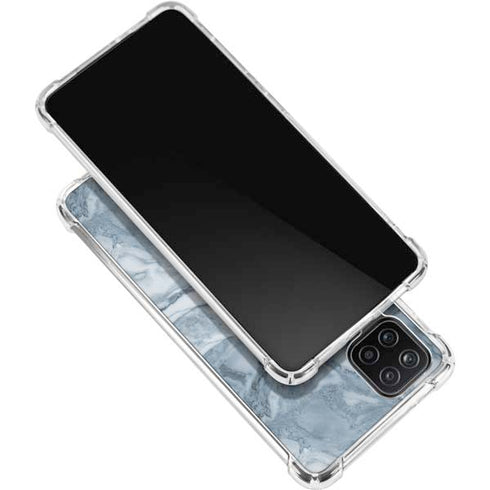 Ocean Blue Marble Galaxy A12 Clear Case