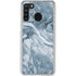 Ocean Blue Marble Galaxy A21 Clear Case