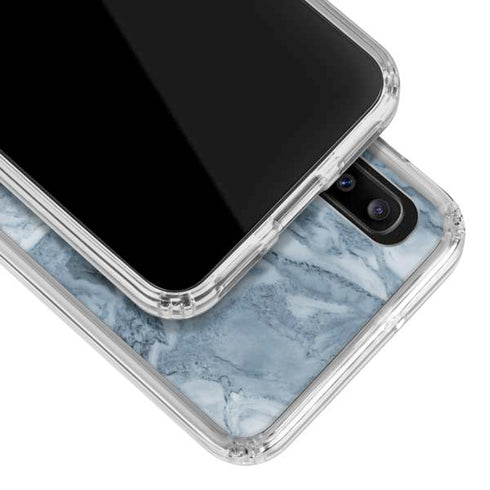 Ocean Blue Marble Galaxy A30 Clear Case