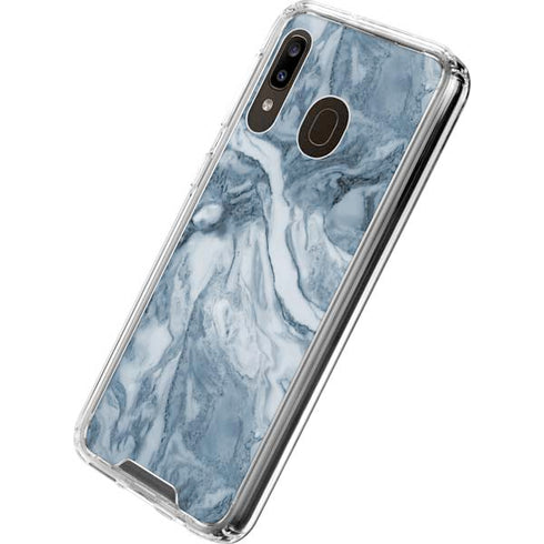 Ocean Blue Marble Galaxy A30 Clear Case