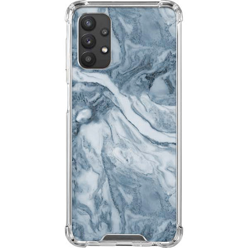 Ocean Blue Marble Galaxy A32 5G Clear Case