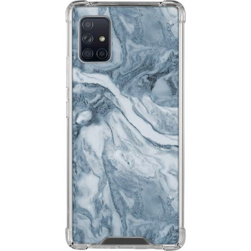 Ocean Blue Marble Galaxy A51 5G Clear Case