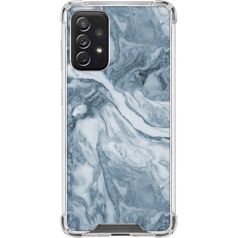 Ocean Blue Marble Galaxy A72 5G Clear Case