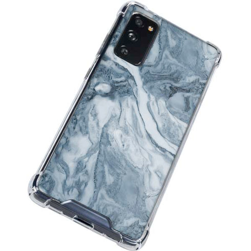 Ocean Blue Marble Galaxy S20 FE Clear Case