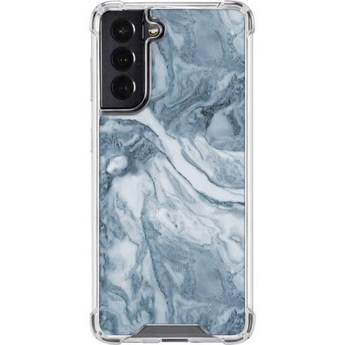 Ocean Blue Marble Galaxy S22 Clear Case