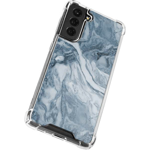 Ocean Blue Marble Galaxy S22 Plus Clear Case