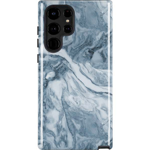 Ocean Blue Marble Galaxy S22 Ultra Pro Case