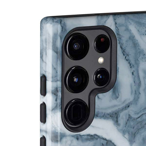Ocean Blue Marble Galaxy S22 Ultra Pro Case