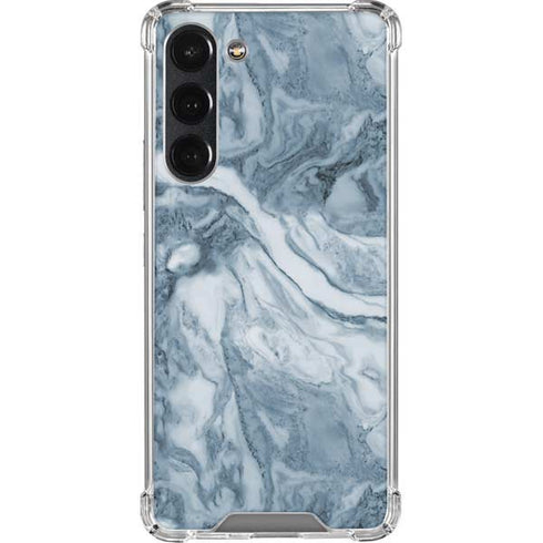 Ocean Blue Marble Galaxy S23 Plus Clear Case