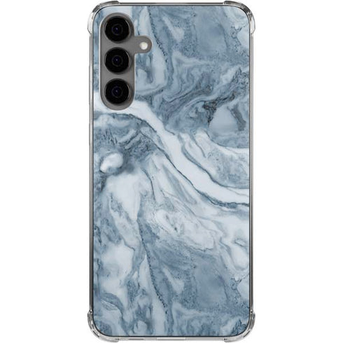 Ocean Blue Marble Galaxy S24 Plus Clear Case
