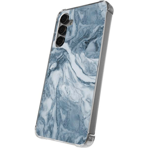 Ocean Blue Marble Galaxy S24 Plus Clear Case