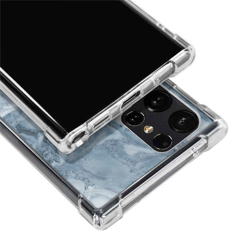 Ocean Blue Marble Galaxy S24 Ultra Clear Case