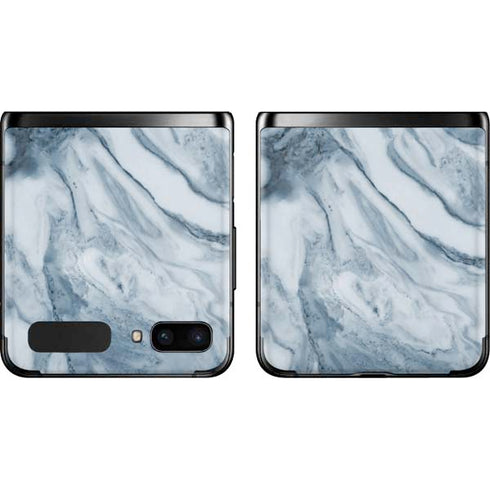 Ocean Blue Marble Galaxy Z Flip Skin