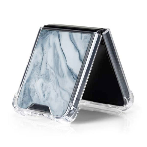 Ocean Blue Marble Galaxy Z Flip5 5G Clear Case
