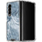 Ocean Blue Marble Galaxy Z Fold4 5G Clear Case