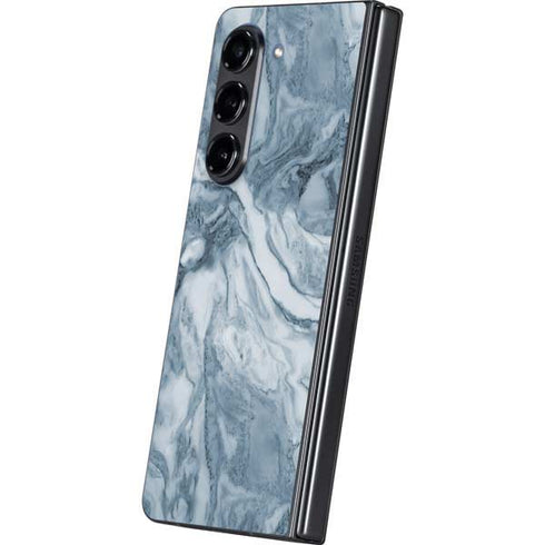 Ocean Blue Marble Galaxy Z Fold5 5G Skin