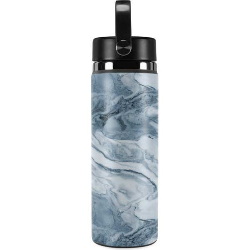 Ocean Blue Marble Hydro Flask 20oz Wide Mouth Skin