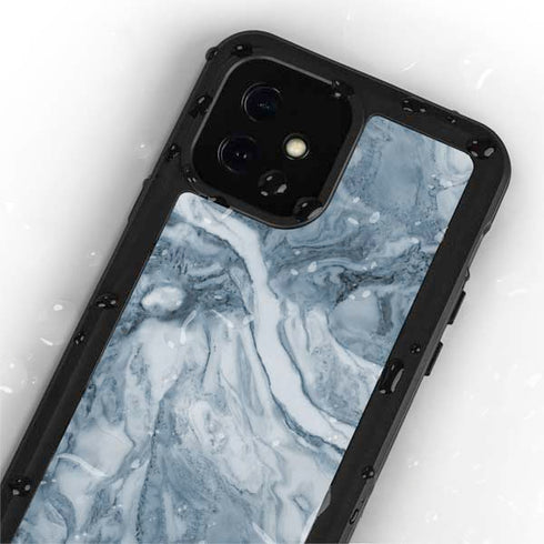 Ocean Blue Marble iPhone 12 Mini Waterproof Case