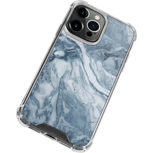 Ocean Blue Marble iPhone 13 Pro Clear Case