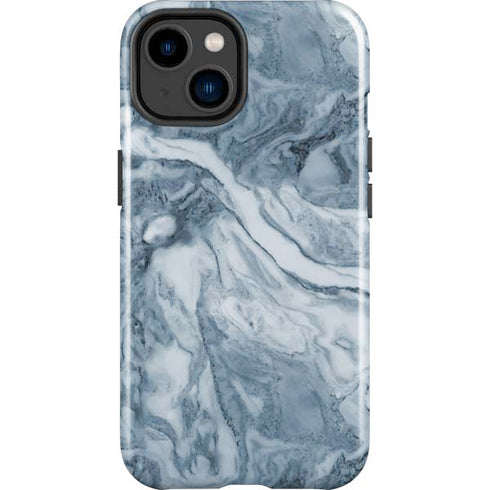 Ocean Blue Marble iPhone 15 Plus Impact Case