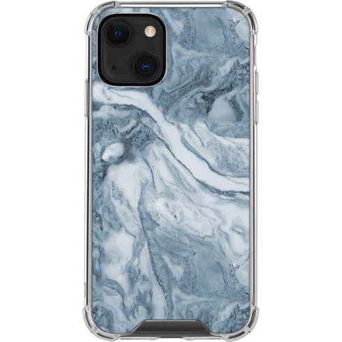 Ocean Blue Marble iPhone 14 Plus Clear Case