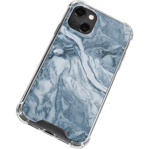 Ocean Blue Marble iPhone 14 Plus Clear Case