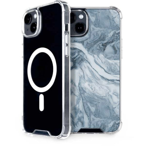 Ocean Blue Marble iPhone 15 Plus MagSafe Case