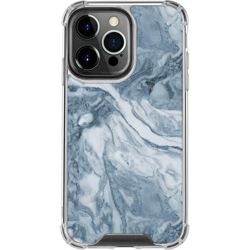 Ocean Blue Marble iPhone 15 Pro Clear Case