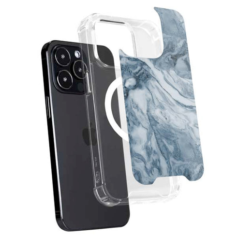 Ocean Blue Marble iPhone 15 Pro MagSafe Case