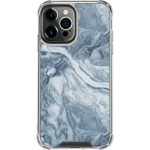 Ocean Blue Marble iPhone 14 Pro Max Clear Case