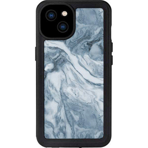 Ocean Blue Marble iPhone 15 Plus Waterproof Case